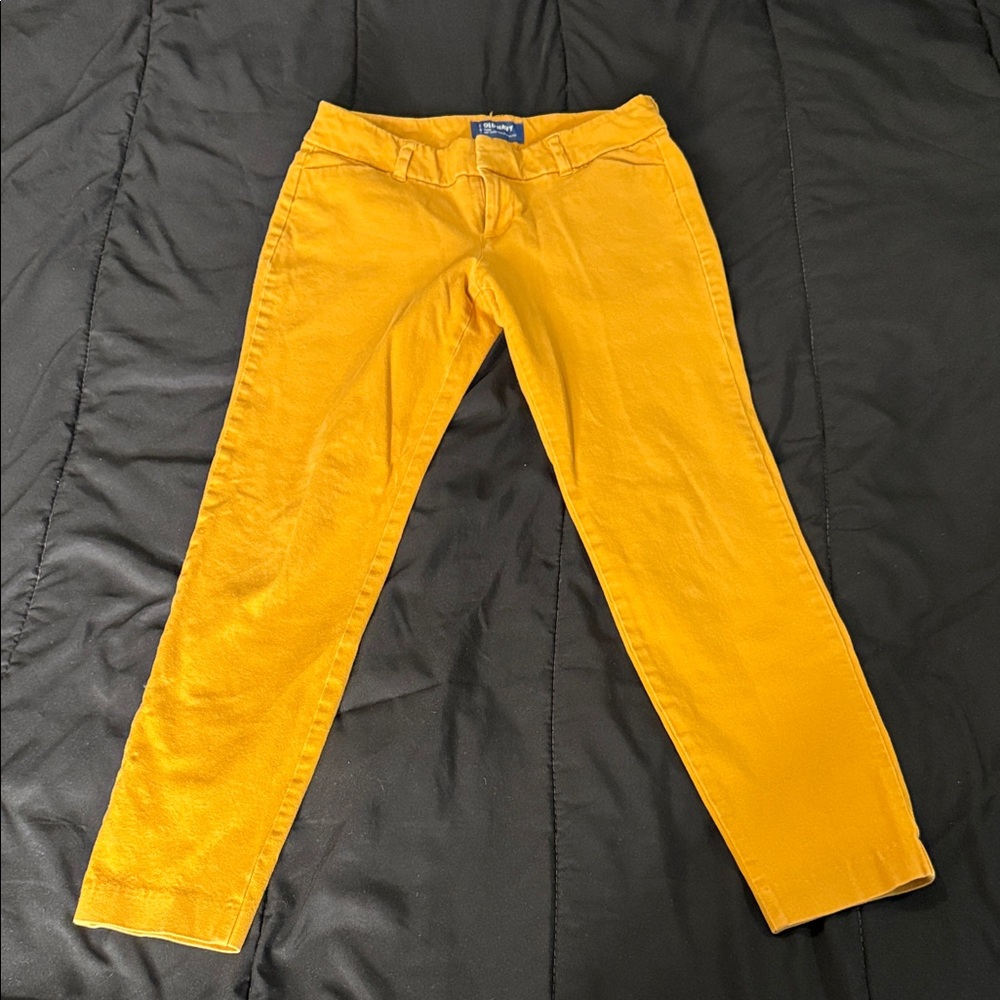 Old Navy Mustard Yellow Trousers